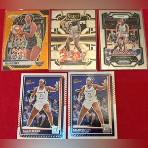 Kalani Brown Basketball Cards Lot a Orange Velocity